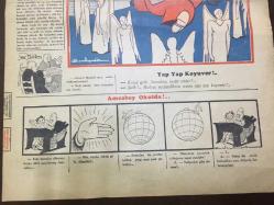 AMCABEY SİYASİ MİZAH GAZETESİ - 1 MAYIS 1943 - CİLT: 1 - SAYI: 22 - ZORLA GÜZELLİK OLUR MU? - AMCABEY OKULDA KARİKATÜR ÇİZİMİ - MİZAHI TEFRİKA 10, ŞAHENDE - TELLİ YORGAN - SERMET MUHTAR ALUS, HALA - DÜNDEN BUGÜNE 16 ARTİST - AMCABEY POSTASI - .2 DÜNYA SAVAŞI KARİKATÜR ÇİZİMİ - İNHİSAR LİKÖRLERİ - FIKRA MÜSABAKASI - MİLLİ PİYANGO 1943 ÇEKİLİŞİ, DOĞAN ÇEYİZ ve ÇİKOLAT CEMİL 1940'LAR REKLAMI - İŞ BANKASI KÜÇÜK CARİ HESAPLAR 1943 İKRAMİYE PLANI