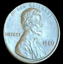 Amerika 1980 1 Lincoln Cent