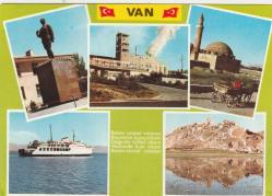 1980  Lİ YILLAR VAN İLİ PARÇALI KARTPOSTAL  - 5 GÖRSEL