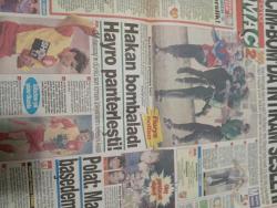 Fotomaç Spor Gazetesi -7 ŞUBAT 1993-yavuz gürel-beşiktaş-sarıyerspor-tanju-sarıyer başkanı ihsan yalçın-fenerbahçe başkanı metin aşık-hüsnü çil-ümit -gerson-murat deveci-erhan ukan-tan yaşa- Gökmen ay zıt-cihad bilgiç-hakan bal-ilker Çalışkan- coşkun kürk-yücedağ-erdi-venglos-küçükköyün derdi büyük-trabzon-harika avcı-galatasaray-hakan-fuat-karşıyaka