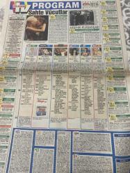 HÜRRİYET GAZETESİ HÜRRİYET KELEBEK TV GAZETESİ - 5 Haziran 1994 - Gündüz Tezmen-koç-Aslan-yay-boğa-Başak-oğlak-ikizler-Terazi-kova-yengeç-akrep-balık-Muhteşem Nejad-Güzin Abla-güngörmüşler-bizimkiler-fatoş-dedektif Nik-Cengiz Semercioğlu-Yıldırım Cavlı-sinema dünyasının gerçek elleri-hasat listesi-edebiyattan sinemaya-Martin‘den New york’ta-travolta sahneye döndü-Osman giritli-kendimize bayılıyoruz-Serdar Turgut-trafiğe elektronik çözüm-Hikmet Ü-hadi Uluengin-rezzan akkol-arsenik kurbanları-asla asla deme-dövüşçü-Gülriz Sururi-Zeki Metince - İdil Koleksiyon