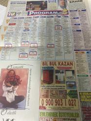 HÜRRİYET GAZETESİ HÜRRİYET KELEBEK TV GAZETESİ - 25 Ekim 1993 -Gündüz Tezmen-koç-Aslan-yay-boğa-Başak-oğlak-ikizler-Terazi-kova-yengeç-akrep-balık-Muhteşem Nejad-Güzin Abla-güngörmüşler-bizimkiler-fatoş-dedektif Nik-Cengiz Semercioğlu-Yıldırım Cavlı-Sivas olayları-Çok özel yıldızlar-arabesk konser-muhtar kalp krizi geçiriyor-en iyiler karşınızda-meslekleri güzellik olanlar-şehir kovboyu-dönüş-Hülya Avşar-Tarık Tarcan-aydan Şener-Suat Tuna-evden uzakta-dağınık yatak-beylere geceye uçuşları-Şahin-bir bul Kazan-romantik