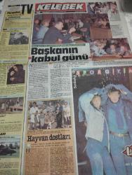 HÜRRİYET GAZETESİ HÜRRİYET KELEBEK TV GAZETESİ -4 Ekim 1987- Elif nine-kadınlar günü-başkanın kabul günü- dost kaz-alexis hayırsız evlat- michael winner-lee cooper- paralar nerede-kahramanları-hayvan dostları- dertli hayvanlar- toy bir delikanlı- memo- seni kaybedemem-bir başka günün hikayesi- kelebek falınız-büyük bulmaca-karikatür- akşam Güneşi-