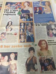 HÜRRİYET GAZETESİ HÜRRİYET KELEBEK TV GAZETESİ - 31 Aralık 2002- kanal D'de yılbaşı şöleni-Erbil'den espiriler-olacak o kadar-yılbaşı partisi-Beyaz şov-melekler evi-Çarkıfelek yılbaşı Özel-TRT birden yıldız yağmuru-bu yılbaşı şöleni kaçmaz-Sertab Erener-Petek Dinçöz-TV Sekizer zevki açık-İbrahim Tatlıses-asena-Show magazin-CNN-saten tek-çocuklar duymasın-