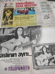 HÜRRİYET GAZETESİ HÜRRİYET KELEBEK TV GAZETESİ -7 Haziran 1975- kelebek kadın ansiklopedisi hizmetinize giriyor- Meral görengil-gülten irem-kemal doğrul-hülya Şahin- tilki payı-orhan Kemal üzerine- karikatür-sınıf resimlerinizi bekliyoruz- kuduz-hakan balamir-arda uzkan-betül aşçıoğlu-reyha Yurdakul- denizdeki kadın-ayrı dünyalar-beyaz karanfil-rakib Derin- Sürek avı-yavuz özkan-gülşen Gürsoy- kelebek postası-nazım çarpar-yavuz Özkan- öğretmen kısa çizgiyi tehlikeli aşk-öksüz-telefunken- sinirlerimizi sıcak bozuyor- mersin'de folklor ve moda Gözde gösterisi- beyaz kelebeklerin sevili gelin oldu- bizimkiler de dünyaya uydu- olinka bronz-asu Maralman