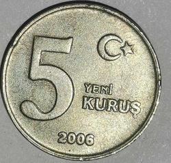 TÜRKİYE 2006    5  YENİ  KURUŞ