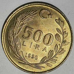 TÜRKİYE   1990   500 LİRA