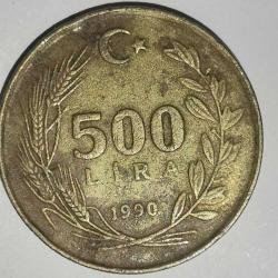 TÜRKİYE   1990   500 LİRA