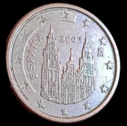 İspanya 2003 1 Euro Cent