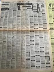 SABAH İSTANBUL ÖZEL SERİ SARI SAYFALAR GAZETESİ - 24 Ağustos 1998 - sigorta-garson-mobilya-kuaför-Çocuk bakım-emlakçı-sağlık-tahsilatçı-şoför-temizlik elemanı-tezgahtar-tornacı-kasap-pastane-muhasebe-Beşiktaş-Beykoz-Alibeyköy-Bağcılar-Bakırköy-Gayrettepe-laleli-Levent-Gaziosmanpaşa-Fatih-Beşiktaş-Fındıkzade-Küçükçekmece-Ortaköy-Florya-Fulya- Üsküdar-Göztepe-Bağlarbaşı-Ataşehir-Yalova-Tuzla-Avcılar-Ulus-Merter-Anadoluhisarı-Tarabya-Sefaköy-yakacık-Suadiye-moda-kazasker-Maltepe-Kartal-Kalamış-Kadıköy-bostancı-akatlar Mecidiyeköy-Kocamustafapaşa-Çamlıca-Koşuyolu-Pendik-Kozyatağı-Ford-Mercedes-Citroen-BMW-Mazda-Kartal-Renault-Opel-Nissan-Mitsubishi-Kartal-Tempra-Doğan-Şahin-Murat-Öreneller örme sanayi-medya ofset-sense tekstil-Gülçelik gıda-kaplan cam-Rocland Germany-Çevko Vakfı-Panofis-Planet 993-nesrin emlak-telecenter-Telsis-otoşen haberleşme-İsnet-Melka elektronik-İstanbul telekom-ATM otomotiv-Emin otomotiv-boyut otomotiv