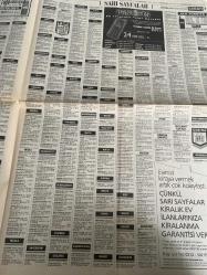 SABAH İSTANBUL ÖZEL SERİ SARI SAYFALAR GAZETESİ - 18 Eylül 1998 - sigorta-garson-mobilya-kuaför-Çocuk bakım-emlakçı-sağlık-tahsilatçı-şoför-temizlik elemanı-tezgahtar-tornacı-kasap-pastane-muhasebe-Beşiktaş-Beykoz-Alibeyköy-Bağcılar-Bakırköy-Gayrettepe-laleli-Levent-Gaziosmanpaşa-Fatih-Beşiktaş-Fındıkzade-Küçükçekmece-Ortaköy-Florya-Fulya- Üsküdar-Göztepe-Bağlarbaşı-Ataşehir-Yalova-Tuzla-Avcılar-Ulus-Merter-Anadoluhisarı-Tarabya-Sefaköy-yakacık-Suadiye-moda-kazasker-Maltepe-Kartal-Kalamış-Kadıköy-bostancı-akatlar Mecidiyeköy-Kocamustafapaşa-Çamlıca-Koşuyolu-Pendik-Kozyatağı-Ford-Mercedes-Citroen-BMW-Mazda-Kartal-Renault-Opel-Nissan-Mitsubishi-Kartal-Tempra-Doğan-Şahin-Murat-boyut otomotiv-newlıne business school-Dilko english-melka elektronik-Aymaksan aş-naz örme-Maslak plaza iş merkezi-kabash telekom-telecenter-İstanbul telekom-west telekom-panofis-zerrin otomotiv-Anadolu grubu