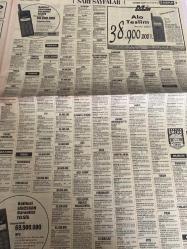 SABAH İSTANBUL ÖZEL SERİ SARI SAYFALAR GAZETESİ DOĞUM GÜNÜ GAZETESİ - 8 Eylül 1998 - sigorta-garson-mobilya-kuaför-Çocuk bakım-emlakçı-sağlık-tahsilatçı-şoför-temizlik elemanı-tezgahtar-tornacı-kasap-pastane-muhasebe-Beşiktaş-Beykoz-Alibeyköy-Bağcılar-Bakırköy-Gayrettepe-laleli-Levent-Gaziosmanpaşa-Fatih-Beşiktaş-Fındıkzade-Küçükçekmece-Ortaköy-Florya-Fulya- Üsküdar-Göztepe-Bağlarbaşı-Ataşehir-Yalova-Tuzla-Avcılar-Ulus-Merter-Anadoluhisarı-Tarabya-Sefaköy-yakacık-Suadiye-moda-kazasker-Maltepe-Kartal-Kalamış-Kadıköy-bostancı-akatlar Mecidiyeköy-Kocamustafapaşa-Çamlıca-Koşuyolu-Pendik-Kozyatağı-Ford-Mercedes-Citroen-BMW-Mazda-Kartal-Renault-Opel-Nissan-Mitsubishi-Kartal-Tempra-Doğan-Şahin-Murat-Dilko İngilizce-brıtısh ingilizce-Albayrak Turizm-Kiddy tıbbi ürünler-Askon-Promed-Penyelix-barış telekom-İstanbul telekom-Yonca telefon-Levent otomotiv-Gedik motorlu araçlar-Aydoğanlar Tofaş