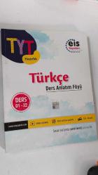 EİS YAYINLARI TÜRKÇE DERS ANLATIM FÖYÜ  TYT