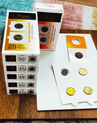 Hun marka Kendinden Yapışkanlı Kapamalar 20.0 Mm ((1-5-10 Kuruş)) Boyutlarda 1 Paket ((25 Adet))