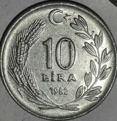 TÜRKİYE  1982  10  LİRA