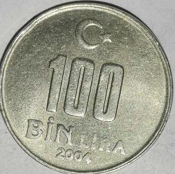 TÜRKİYE  2004   100.000  LİRA