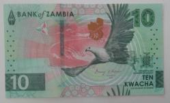 ZAMBİYA=2024  10 Kwacha   P-62  ÇİL'