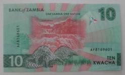 ZAMBİYA=2024  10 Kwacha   P-62  ÇİL'