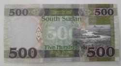 GÜNEY SUDAN=2024  500 Pounds  P-New  ÇİL'