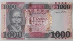 GÜNEY SUDAN=2024  1000 Pounds  P-New  ÇİL'