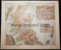 Efemera - Kuzey Büyük Britanya - İngiltere Haritası - kitantik - kitaLog