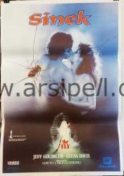 Efemera - Sinek 1 /The Fly / 1986 Orjinal Sinema Afişi /  Jeff Goldblum - kitantik - kitaLog