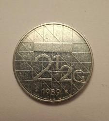 364// Hollanda 2,5 Gulden (1989)