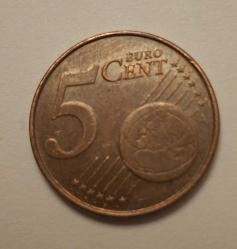 365// Hollanda 5 Euro Cent (1998)