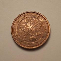 377// Almanya 1 euro cent (2002)