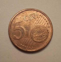 378// Almanya 5 euro cent (2002)