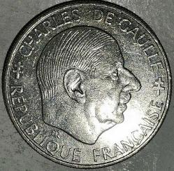 FRANSA 1988 1 FRANK  HATIRA Beşinci Cumhuriyetin 30. yıl dönümü