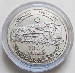 2024 Türkiye'nin Lokomotifleri Hatıra Parası ((Karakurt ve Bozkurt)) Sertifikalı 38,66 mm