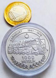 2024 Türkiye'nin Lokomotifleri Hatıra Parası ((Karakurt ve Bozkurt)) Sertifikalı 38,66 mm