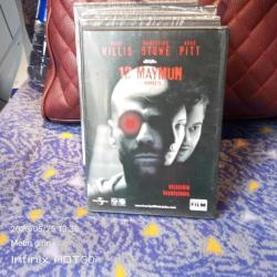DVD FİLM - 12 MAYMUN ( 12 MONKEYS ) - BRUCE WILLIS - MADELEINE STOWE - BRAD PITT - GELECEĞİN GEÇMİŞİNDİR - TÜRKÇE - İNGİLİZCE