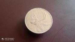 KANADA 25 CENTS 1980