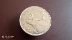 KANADA 25 CENTS 1981