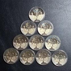2022 YILI 50 KURUŞ 10 LU SET ÇİL TCM 4111