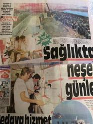 İŞTE İSTANBUL GAZETESİ DOĞUM GÜNÜ GAZETESİ - 19 Mart 1989 -3800 km şebeke yenilendi-su alanlarına koruma-suya yılda 50.000 analiz-darlık barajıı’nı inşaa ettik ve baraj yapan ilk belediye olduk-Büyükçekmece barajı-herkese bol ve temiz su-su sorunu olursa bizi gece gündüz arayın-Sağlıkta neşeli günler-bedava hizmet- Türkiye’de ilk biyolojik arıtma İstanbul’da-işte dev kanallar 170.000 metre-Başbakan Thatcer