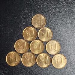 2021 YILI 1 KURUŞ 10 LU SET ÇİL TCM 2545