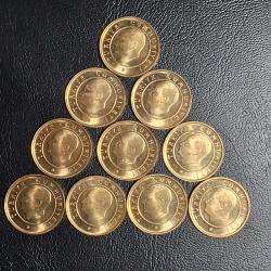 2021 YILI 1 KURUŞ 10 LU SET ÇİL TCM 2545