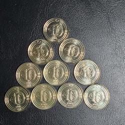 2021 YILI 10 KURUŞ 10 LU SET ÇİL TCM 3340