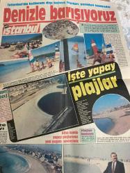İŞTE İSTANBUL GAZETESİ DOĞUM GÜNÜ GAZETESİ - 22 Mart 1989 - haliç tarihine Cansu’yu-kirli kokulu Haliç tarihe gömülüyor-kıyılar yemyeşil içindeki su ise 90 günde bir yenileniyor turistik haliç-İstanbul haliç‘i kazandı-Halit şimdi gezilir-işte Bakırköy-işte Kadıköy-aynı anda 4 milyon kişi denize girecek-Deniz’le barışıyoruz-işte yapay plajlar-bedrettin Dalan