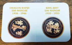 Türk Havacılık Tarihi Tayyare Serisi, 500 mangır Bronz 38.6 mm Çapında Prof Baskı - Sertifikalı Çill ++