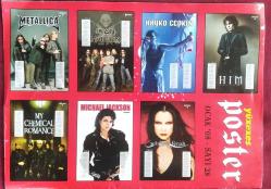 Yüxexes 7 Dev Takvim Poster: Şebnem Ferah, Hayko Cepkin, Metallica, HIM, Michael Jackson, Iron Maiden, My Chemical Romance