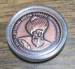 Orhan Gazi Hatıra Bronz Madalyon.. ((2007))