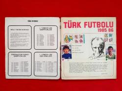 TÜRK FUTBOLU 1985/86 - Panini Futbol Çıkartma Albümü 1985/1986 Sezonu Türkiye 1. Ligi - Figurine Panini - 19 Takım - 187 Çıkartma - Doluluk %54 - Kondisyon, Haliyle, Kabından Ayrılmış, Bantlanmış - Galatasaray Fenerbahçe Beşiktaş Trabzonspor Samsunspor Sarıyer MKE Ankaragücü Altay Gençlerbirliği Eskişehirspor Zonguldakspor Denizlispor Malatyaspor Kocaelispor Rizespor Bursaspor Sakaryaspor Orduspor Kayserispor
