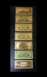 ALTIN VARAKLI FOLYO HATIRA AMERİKAN DOLAR SETİ