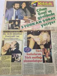 HÜRRİYET GAZETESİ HÜRRİYET KELEBEK TV GAZETESİ DOĞUM GÜNÜ GAZETESİ - 16 Mart 1984 - Gündüz Tezmen-koç-Aslan-yay-boğa-Başak-oğlak-ikizler-Terazi-kova-yengeç-akrep-balık-bizimkiler-fatoş-Güngörmüşler-dedektif Nik-kayıp Kent-Kavanagh-chıcyoung-geleneksel tiyatro-Sydne Rome-Cihan Ünal-Türkan Şoray-Tülay bilginer kopkiman-Türk kadınlarını Türk mutfağı şişmanlatıyor-Lütfi Tokatlıoğlu-Münire Özkol-Erol Günaydın-tatlı betus-Zeki Alasya-Ali Poyrazoğlu-Yusuf Sezgin-Aziz nesin-Turgut Boralı-Ayten gökçer-ulvi Alacakaptan-Ali Yaz-Ergun Şimşek-Uğur Yücel-Gani Turanlı