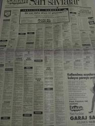 SABAH İSTANBUL ÖZEL SERİ SARI SAYFALAR GAZETESİ - 6 haziran 1998 - sigorta-garson-mobilya-kuaför-Çocuk bakım-emlakçı-sağlık-tahsilatçı-şoför-temizlik elemanı-tezgahtar-tornacı-kasap-pastane-muhasebe-Beşiktaş-Beykoz-Alibeyköy-Bağcılar-Bakırköy-Gayrettepe-laleli-Levent-Gaziosmanpaşa-Fatih-Beşiktaş-Fındıkzade-Küçükçekmece-Ortaköy-Florya-Fulya- Üsküdar-Göztepe-Bağlarbaşı-Ataşehir-Yalova-Tuzla-Avcılar-Ulus-Merter-Anadoluhisarı-Tarabya-Sefaköy-yakacık-Suadiye-moda-kazasker-Maltepe-Kartal-Kalamış-Kadıköy-bostancı-akatlar Mecidiyeköy-Kocamustafapaşa-Çamlıca-Koşuyolu-Pendik-Kozyatağı-Ford-Mercedes-Citroen-BMW-Mazda-Kartal-Renault-Opel-Nissan-Mitsubishi-Kartal-Tempra-Doğan-Şahin-Murat-gök dil foreıgn language centere-nesrin emlak-bosmar trans-erşahin tekstil-crea concept-ercan giyim sanayi-cansev emlak-aktüel-öztürk tekstil-reorganizasyon-liderkent-sadabad evleri-lider şirketler grubu