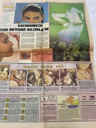 HÜRRİYET GAZETESİ HÜRRİYET KELEBEK TV GAZETESİ DOĞUM GÜNÜ GAZETESİ - 11 Haziran 1977 - Gündüz Tezmen-koç-Aslan-yay-boğa-Başak-oğlak-ikizler-Terazi-kova-yengeç-akrep-balık-bizimkiler-fatoş-Güngörmüşler-dedektif Nik-kayıp Kent-Kavanagh-chıcyoung-Türkan Şoray-sinir gerginliğinden kurtulun-Hüseyin küçük-rahat ve şık-köylü stili-basma eteklerle bütün yazı geçirebilirsiniz-soslu dana eti-aklınızda bulunsun-beyaz çamaşırlarınız sararırsa-havuç püresi-vücudunuzu yeni mevsime hazırlayın